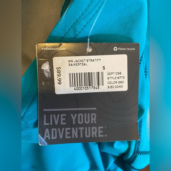 NWT Eddie Bauer Stratify Jacket - Small, fits like Medium - New with Tags - Picture 5 of 9